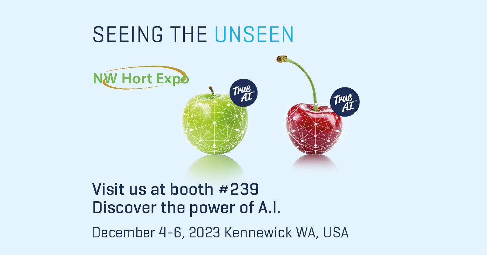 The future of apple and cherry grading with AI at NW Hort Expo 2023